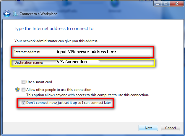 How To Setup VPN in Windows 7 - 7