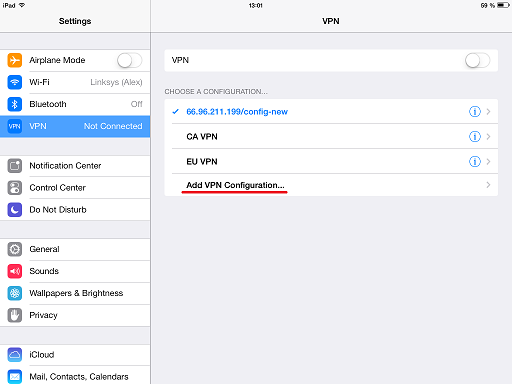 How to setup VPN in iphone, iPod Touch, iPad