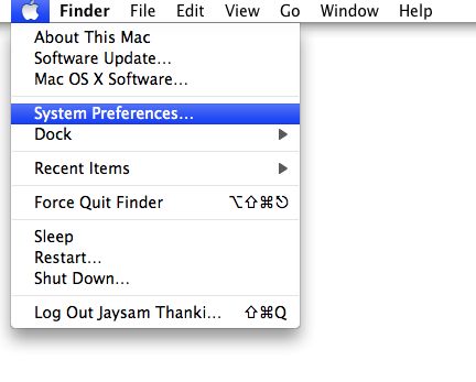 Setup VPN in Mac OS X - 1