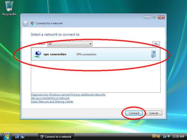 How to setup VPN in Windows Vista - 12