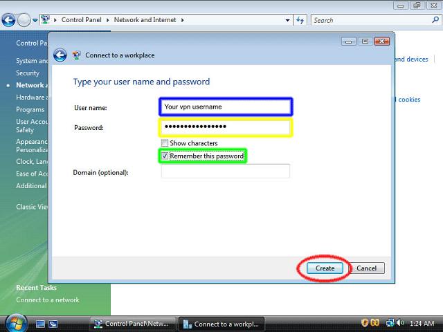 How to setup VPN in Windows Vista - 9